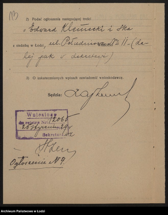 Obraz 15 z jednostki "Edward Klemecki – produkcja towarów włókienniczych"