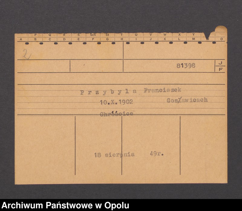 Obraz 4 z jednostki "[Bulik Alois, ur. 5.5.1905]"