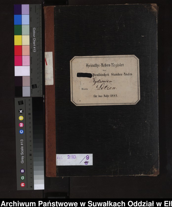 image.from.unit.number "Heiraths-Neben-Register des Preussischen Standes-Amtes Rydzewen Kreis Loetzen"