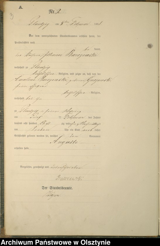 image.from.unit.number "Geburts-Haupt-Register Nr 1 - 22"