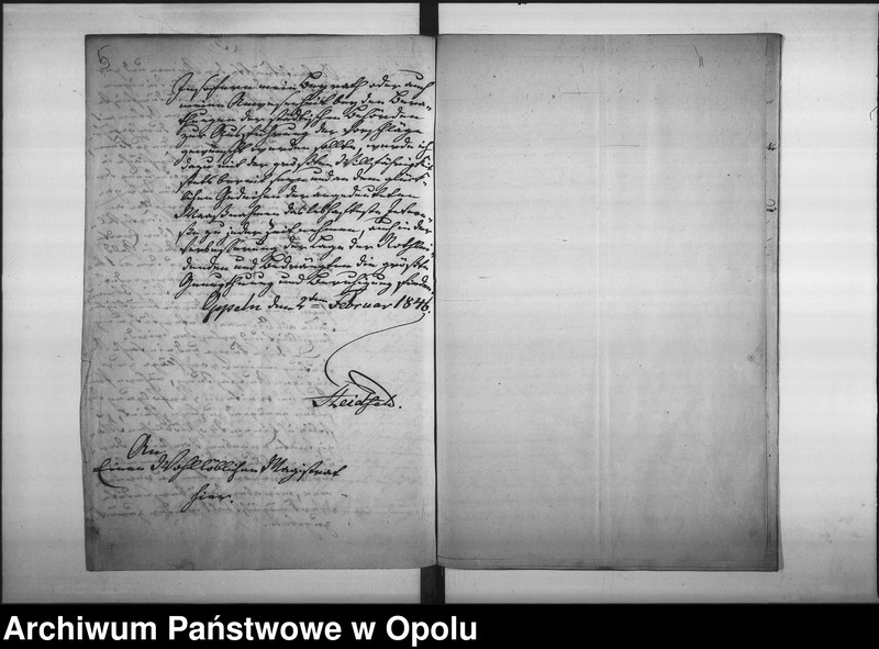 Obraz 8 z jednostki "Acta des Magistrats zu Oppeln betreffend die Verbesserung des Armenwesens anno 1846"
