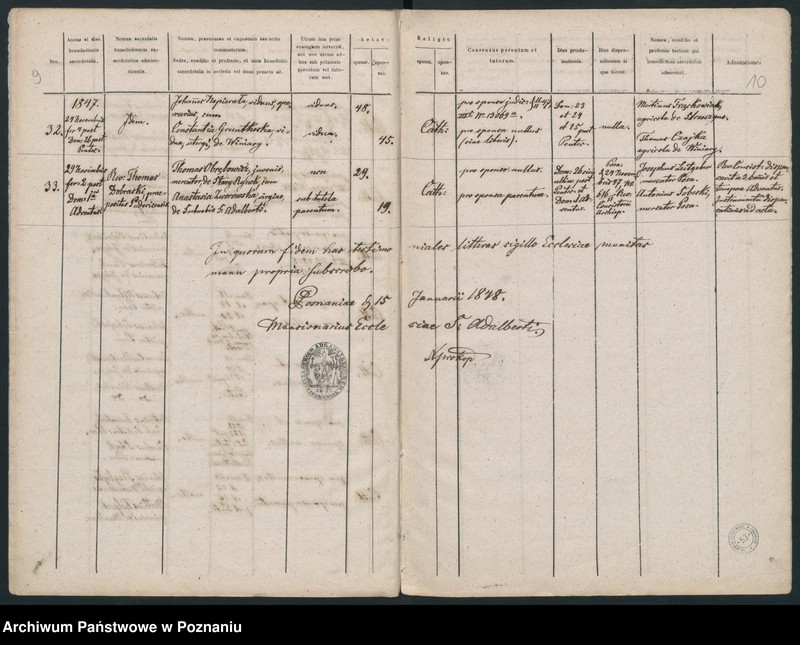 Obraz 7 z jednostki "Księga małżeństw"