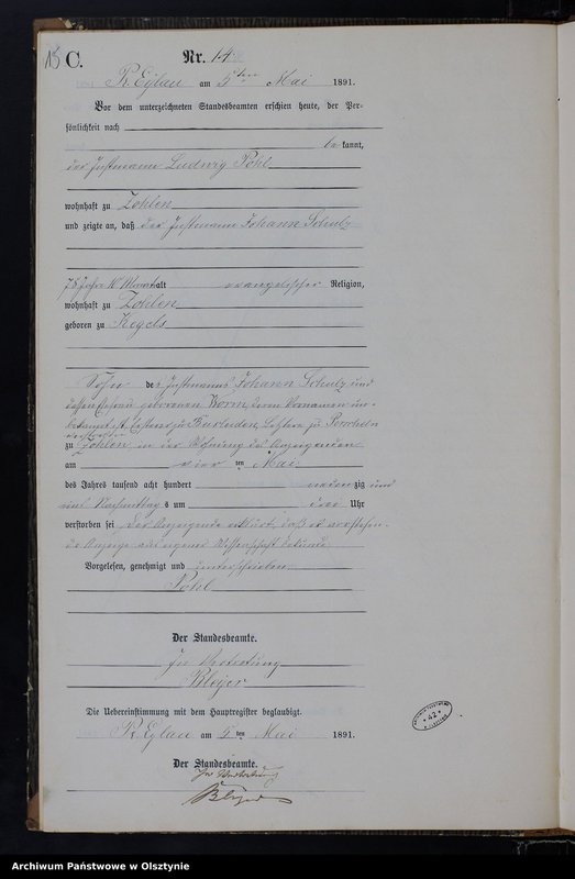 image.from.unit.number "Sterbe-Neben-Register Nr 1 - 23"