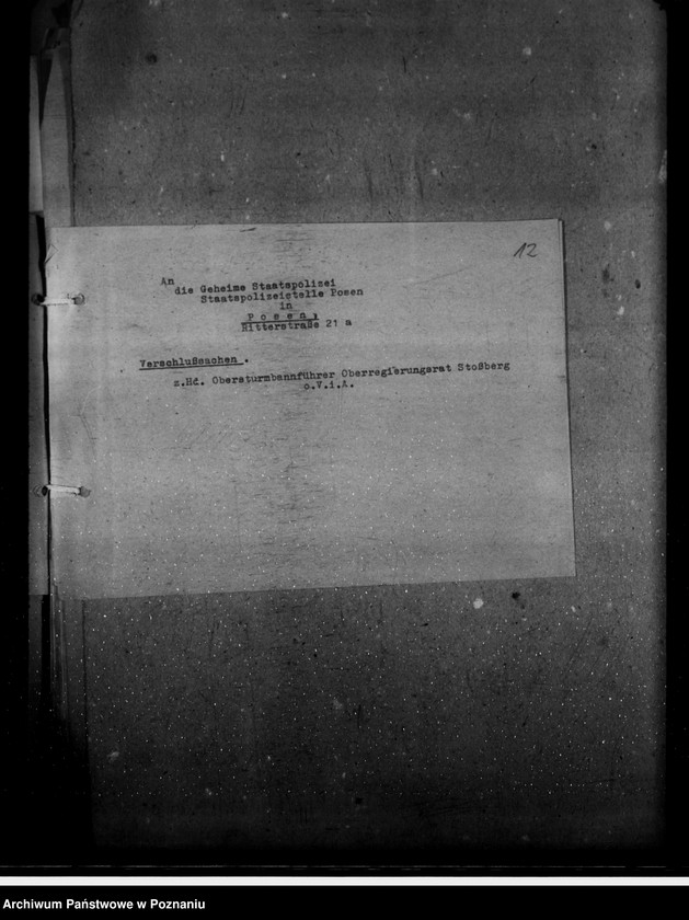 Obraz 16 z jednostki "Anschriftenverzeichnis - Hauptkanzlei"