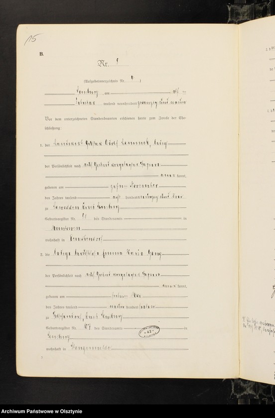 image.from.unit.number "Heirats-Haupt-Register Nr 1-90"