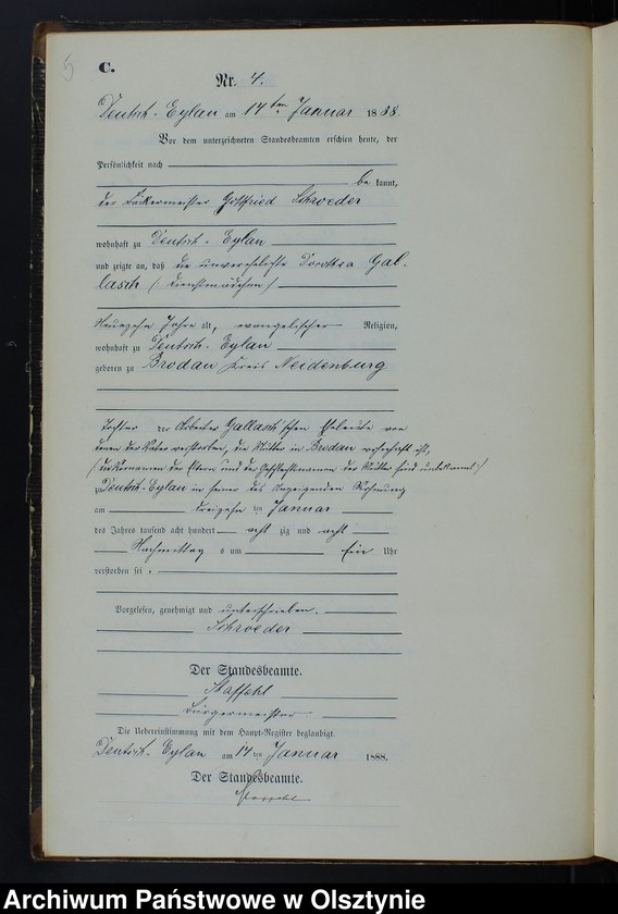 image.from.unit.number "Sterbe-Neben-Register Nr 1 - 100"
