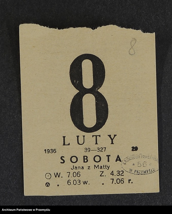 Obraz 1 z kolekcji "Kartka kalendarza - przepisy kulinarne111"