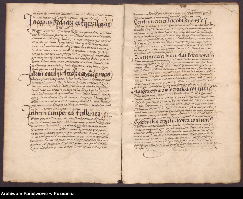 Obraz 6 z jednostki "Liber contumaciarum"