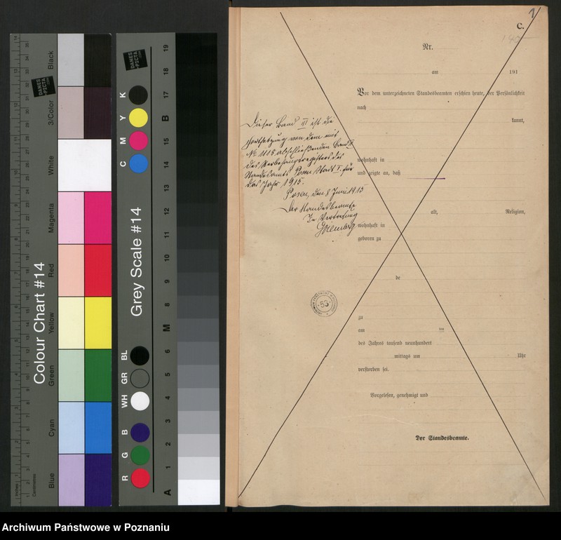 Obraz 3 z jednostki "Księga miejscowa zgonów tom III [Rejestr główny zgonów]"