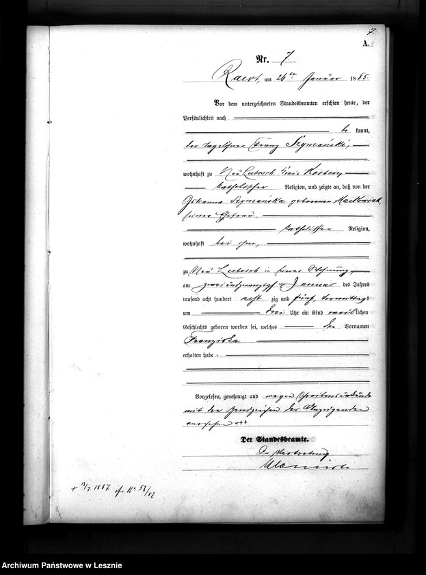 Obraz 10 z jednostki "[Księga urodzeń]"