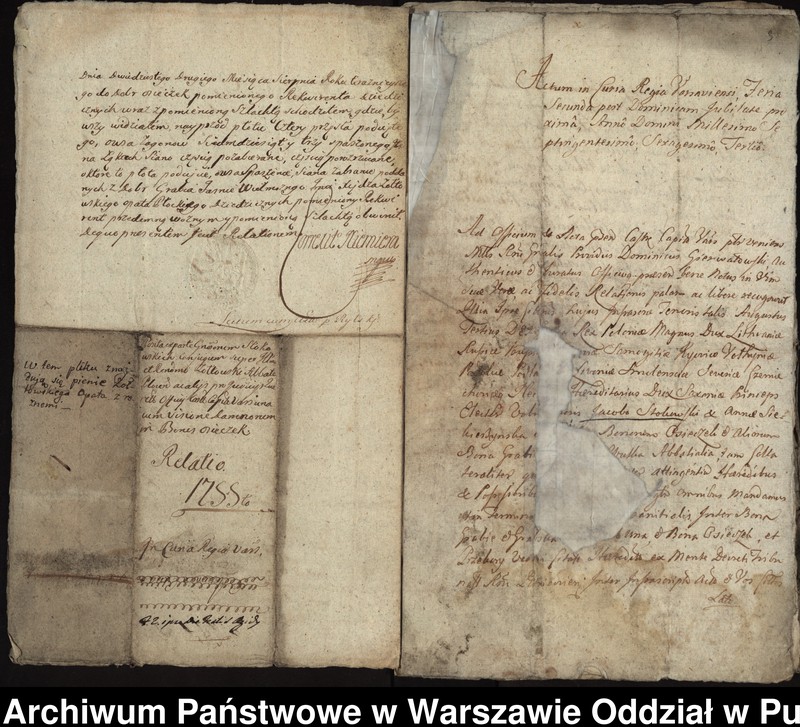 image.from.unit.number "Ekstrakty z ks. gr. i ziem. warszawskich oraz sumariusze dokumentów przedstawianych przez strony jako materiał dowodowy w sprawach z lat 1755-1767 między opatem Walentym Michałem Żółtowskim i konwentem a Jakubem i Anną Stokowskimi o rozgraniczenie dóbr opackich Grabie i Grabia Wólka i dóbr Stokowskich Osieczek i Przekory oraz o wzajemne szkody"