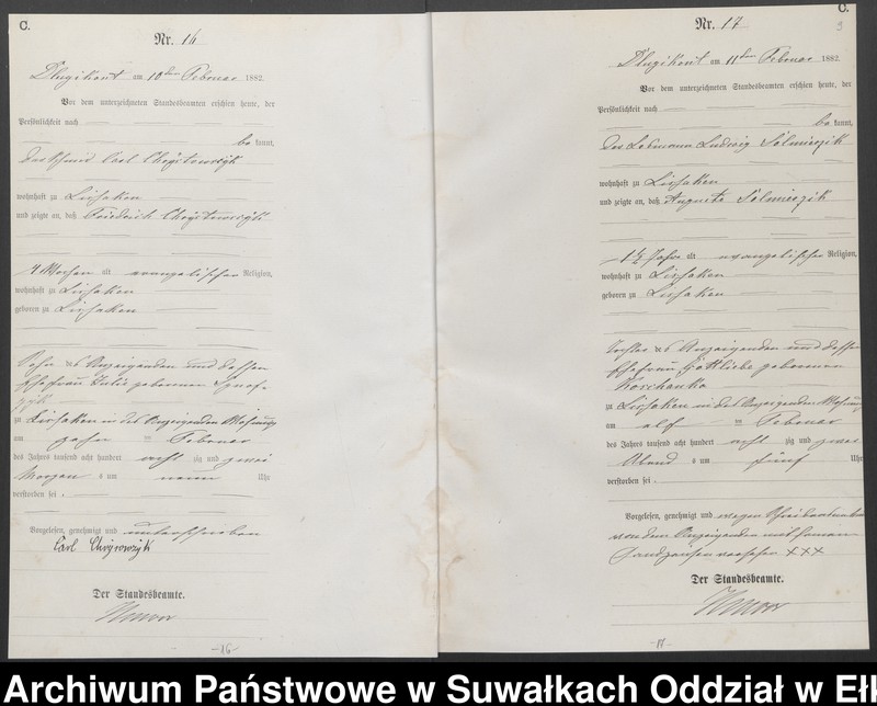 image.from.unit.number "[Sterbe-Haupt-Register des Königlich Preussischen Standes-Amtes Kumilsko Kreis Johannisburg]"