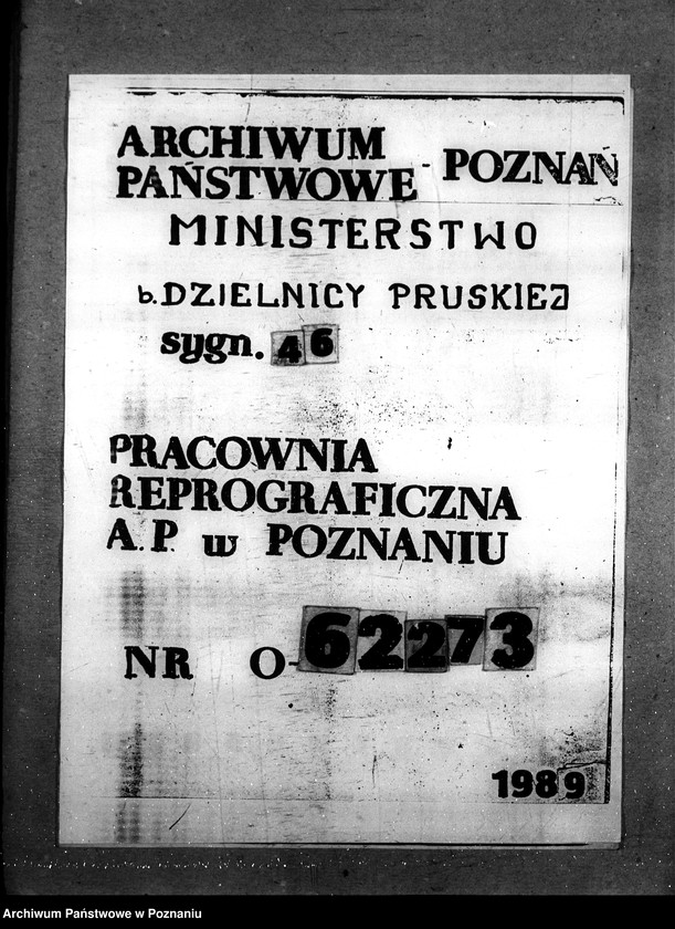 Obraz 1 z jednostki "Sprawy szczegółowo-administracyjne Zjednoczenie Producentów Rolnych"