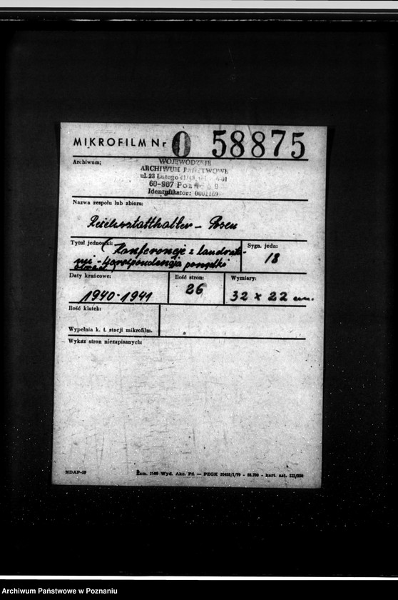 Obraz 2 z jednostki "Konferencje z landratami - korespondencja, porządki obrad"