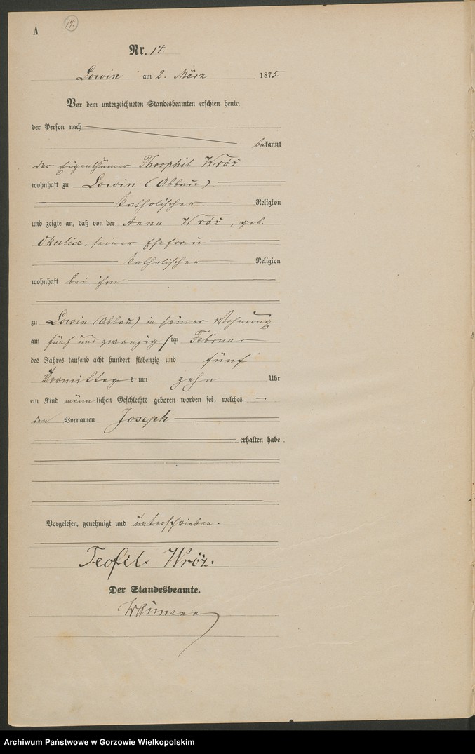 image.from.unit.number "Geburts Register"