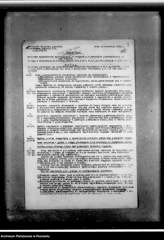 Obraz 13 z jednostki "Protokoły, rozkazy, komunikaty, okólniki, sprawozdania Związku Oficerów Rezerwy Rzeczypospolitej Polskiej. Regulamin dla Kół Podchorążych Rezerwy"