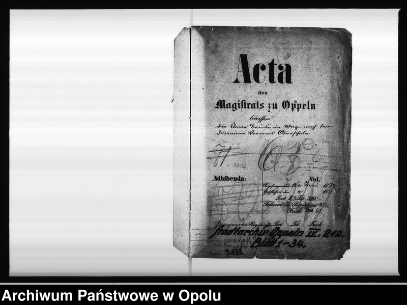 Obraz 4 z jednostki "Acta des Magistrats zu Oppeln betreffend die kleine Brücke im Wege nach dem Domainen Vorwerk Oberschale"