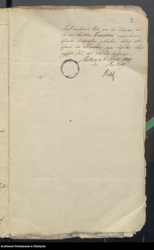 image.from.unit.number "Beläge zur Jahres Rechnung der Kirche zu Rhein für das Jahr 1846"