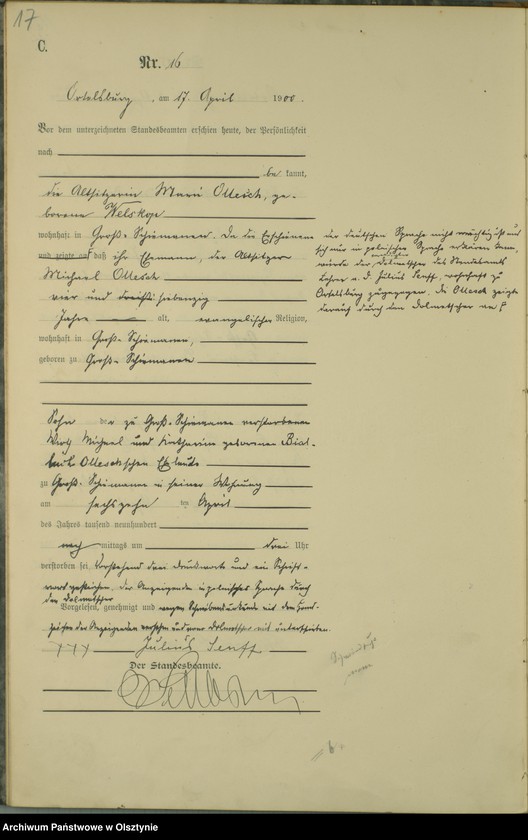 image.from.unit.number "Sterbe-Haupt-Register Nr 1 - 46"