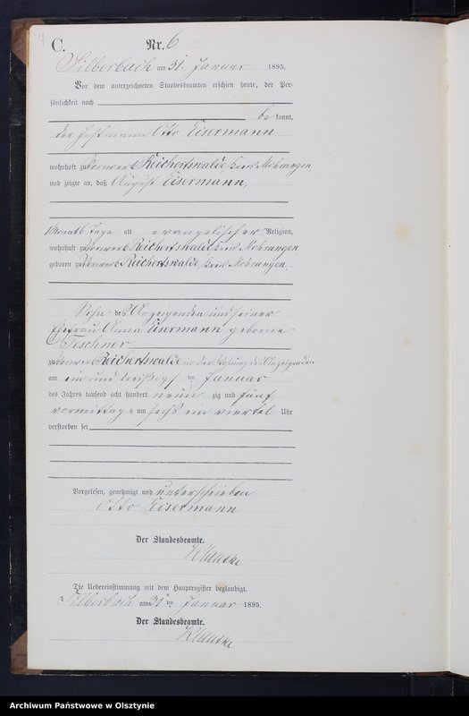 image.from.unit.number "Sterbe-Neben-Register Nr 1 - 45"