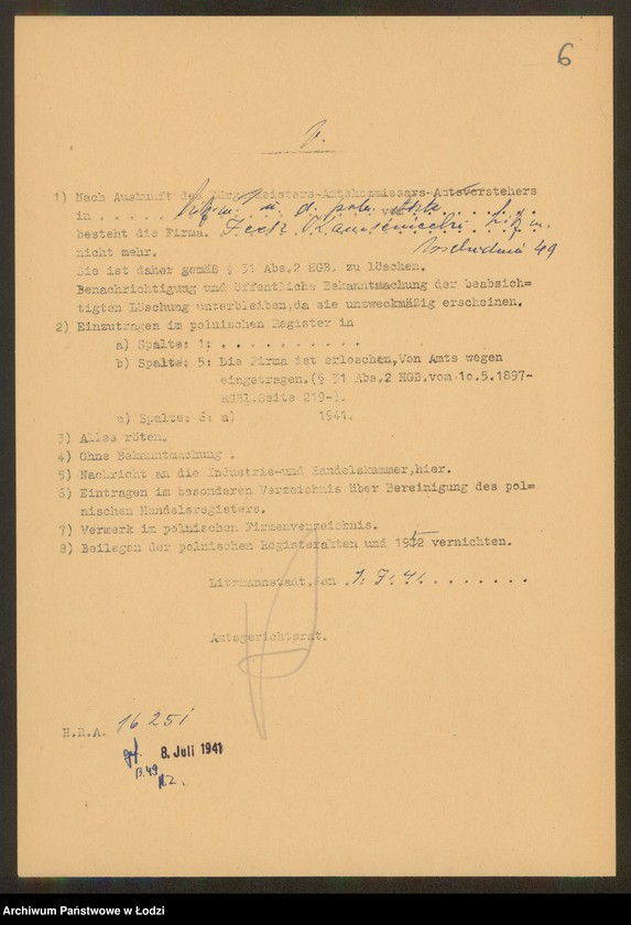 Obraz 8 z jednostki "Icek Kamieniecki – sklep z naczyniami kuchennymi"