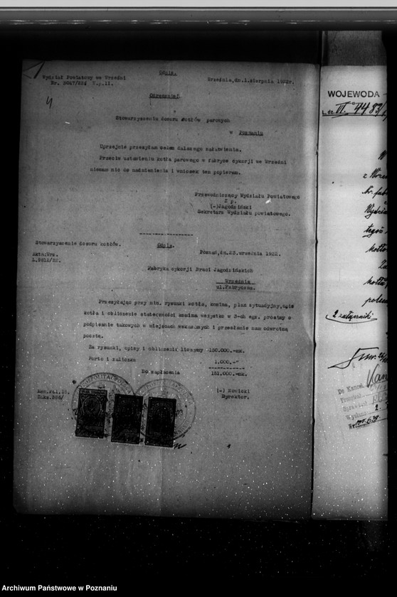 Obraz 9 z jednostki "Fabryka Marmelady Cz. Kostańskiego w Poznaniu Zawady 6 nr woj. 197 /poprzedni własność Fabryka Cykorii i Kawy Słodowej we Wrześni/"