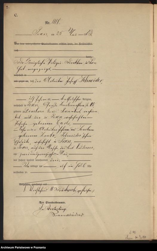 Obraz 5 z jednostki "Księga zgonów tom III"