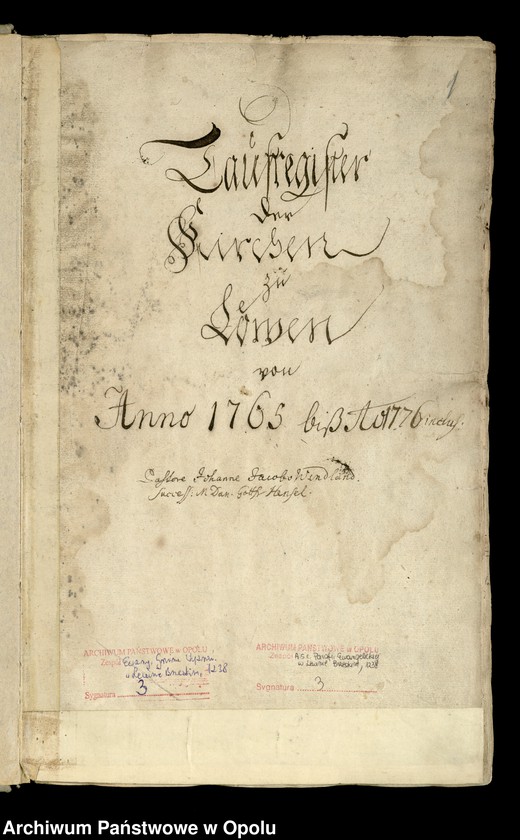 image.from.unit.number "Taufbuch 1765-1776 Bd. IV"