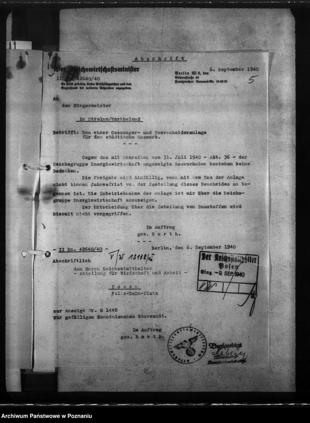 Obraz 9 z jednostki "Gaswerk - Strelno (Strzelno)"