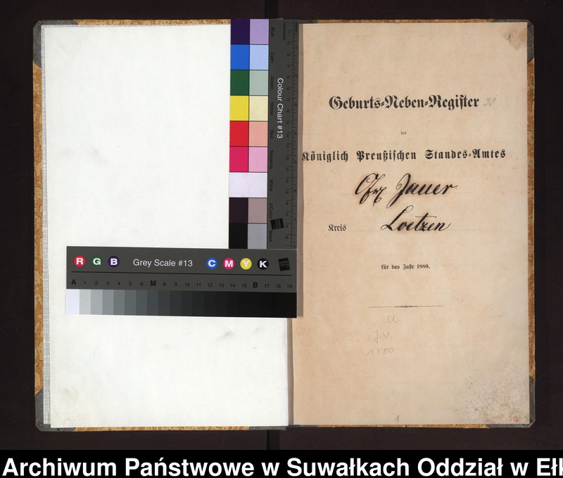 image.from.unit "Geburts-Neben-Register des Königlich Preussischen Standes-Amtes Gr. Jauer Kreis Loetzen"