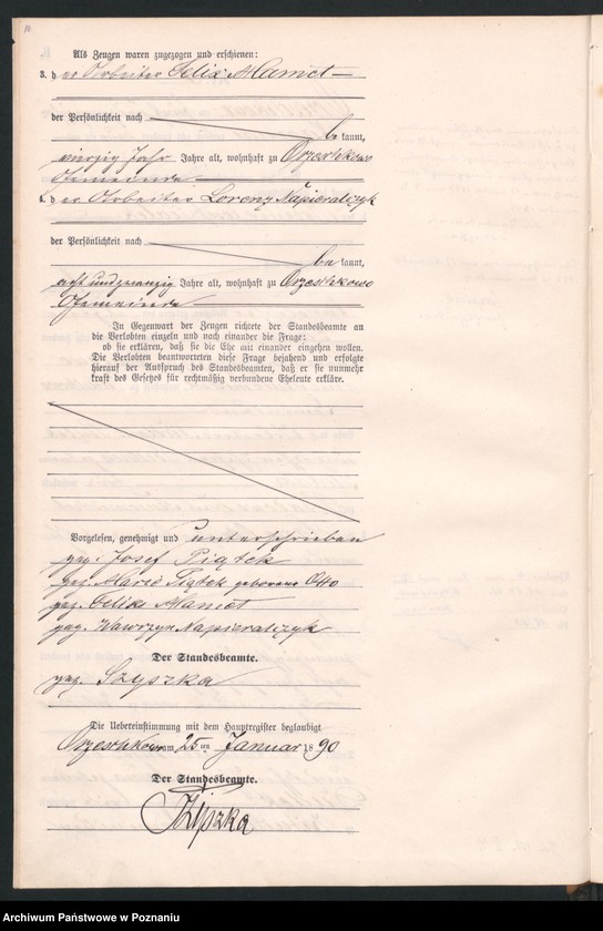 Obraz 14 z jednostki "Księga małżeństw"