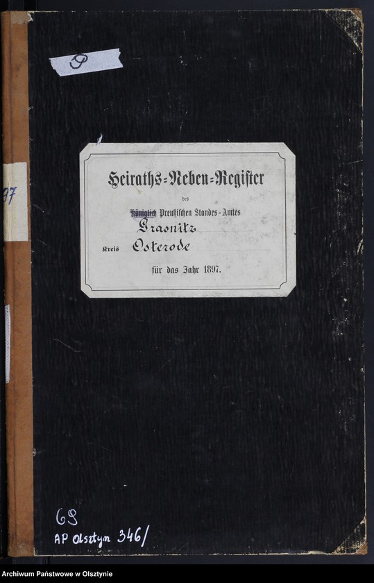 image.from.unit.number "Heiraths-Neben-Register Nr 1 - 9"