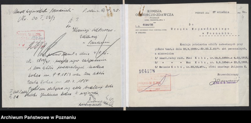 Obraz 8 z jednostki "Różne sprawy."