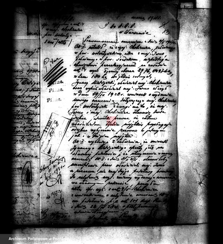 image.from.unit.number "Majątek Chobienice powiatu wolsztyńskiego wyłączenie z art. 4 i 5 ustawy o reformie rolnej Ignacy Mielżyński"