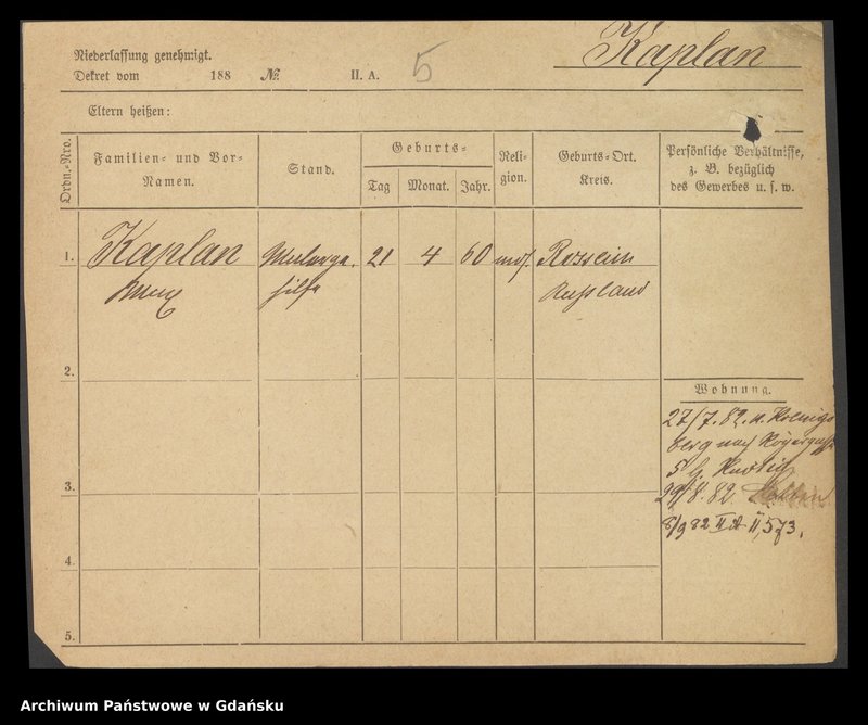 image.from.unit.number "Karty meldunkowe: Karbaum - Karls"