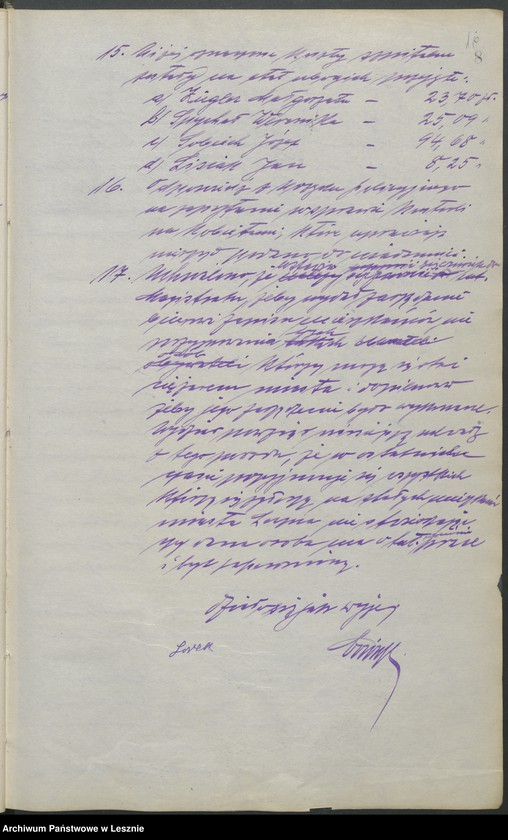 Obraz 19 z jednostki "[Protokolarz z posiedzeń Wydziału dla Spraw Ubogich i Gminnej Komisji Opieki Społecznej]"