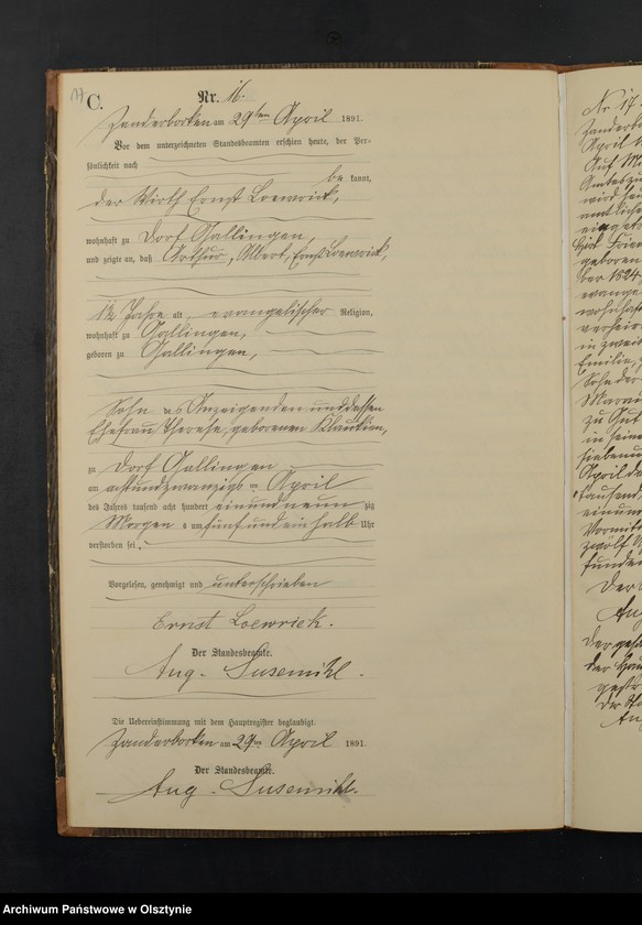 image.from.unit.number "Sterbe-Neben-Register Nr 1 - 50"