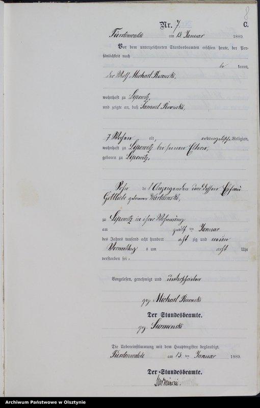 image.from.unit.number "Sterbe-Neben-Register Nr 1 - 146"