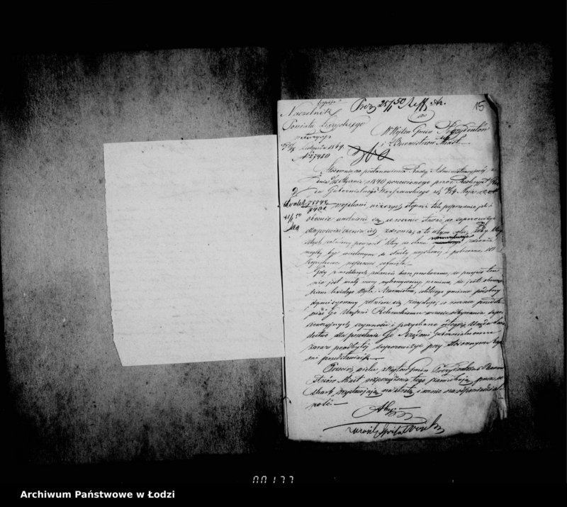 Obraz 15 z jednostki "Akta tyczące się spisu wojskowego"