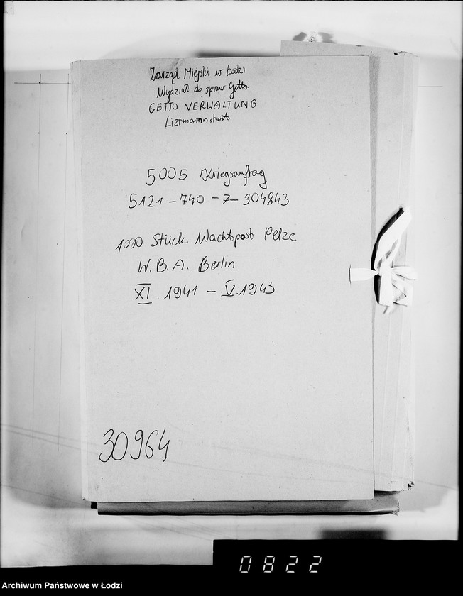 Obraz 4 z jednostki "5005 Kriegsauftrag 5121-304.843 1000 Stück Wachtpost Pelze HBA- Berlin"