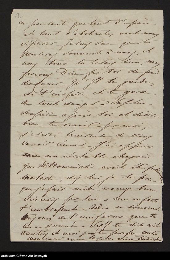 image.from.unit.number "List Elizy z Branickich Zygmuntowej Krasńskiej do brata Ksawerego Branickiego."