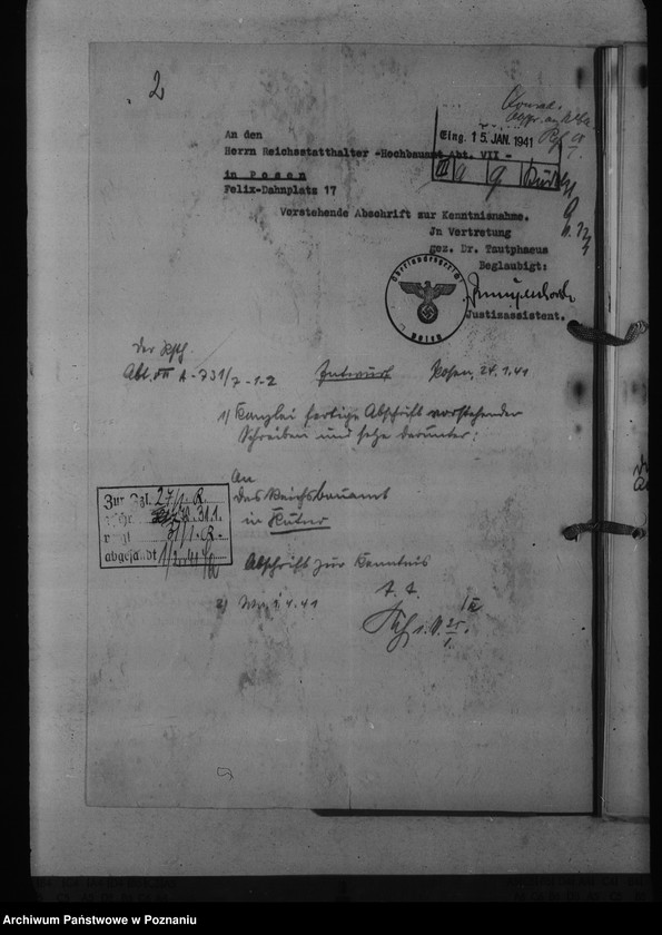 Obraz 6 z jednostki "Amtsgericht Warthbrücken - Koło"