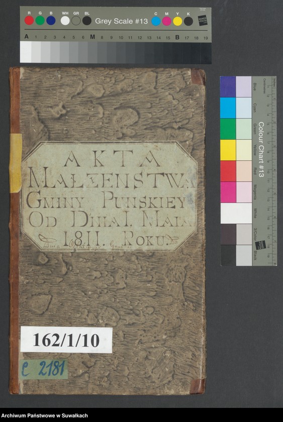 image.from.unit.number "Akta małżeństwa gminy puńskiey od 1-go maja 1811roku do dnia ostatniego grudnia."