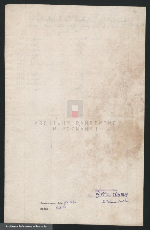 Obraz 5 z jednostki "Sachen vor der Stadt Nothen (Zestawienie zużytych materiałów budowlanych i produkcyjnych przez cegielnię); język niemiecki"