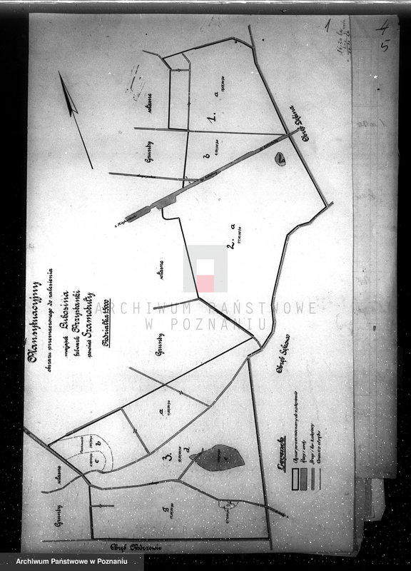 image.from.unit.number "Plan urządzenia gospodarstwa leśnego dla lasu majętności Lubosina powiat szamotulski 1938-1948"