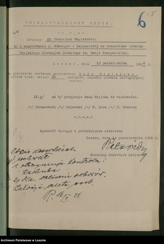 Obraz 7 z jednostki "[Szpunar Kazimiera - akta osobowe]"