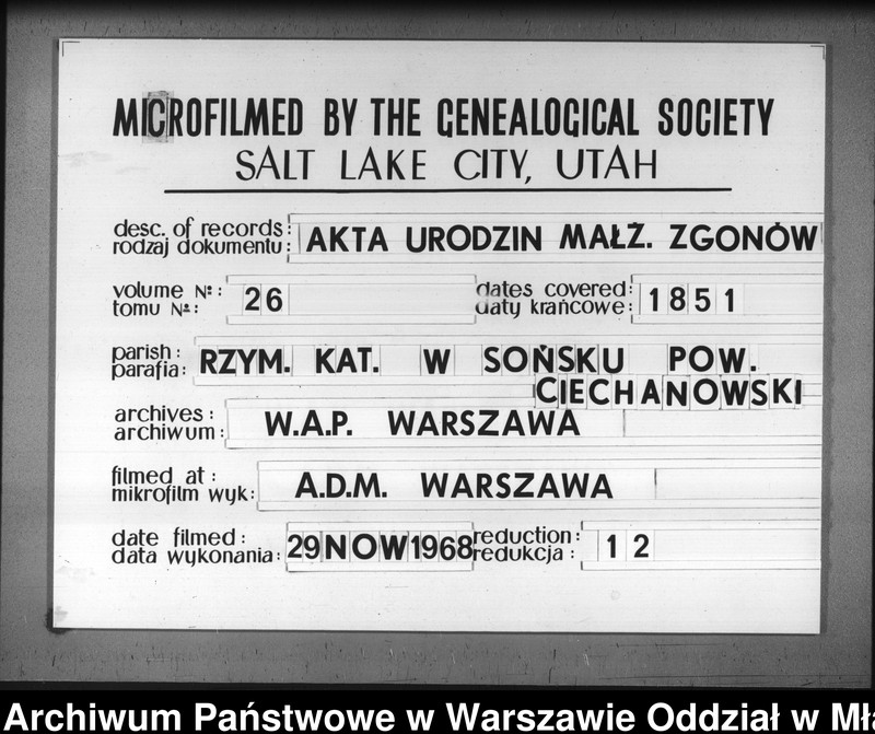 image.from.unit.number "Akta urodzeń, małżeństw i zgonów"
