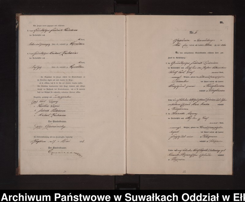 image.from.unit.number "Heiraths-Neben-Register des Preussischen Standes-Amtes Rydzewen Kreis Loetzen"