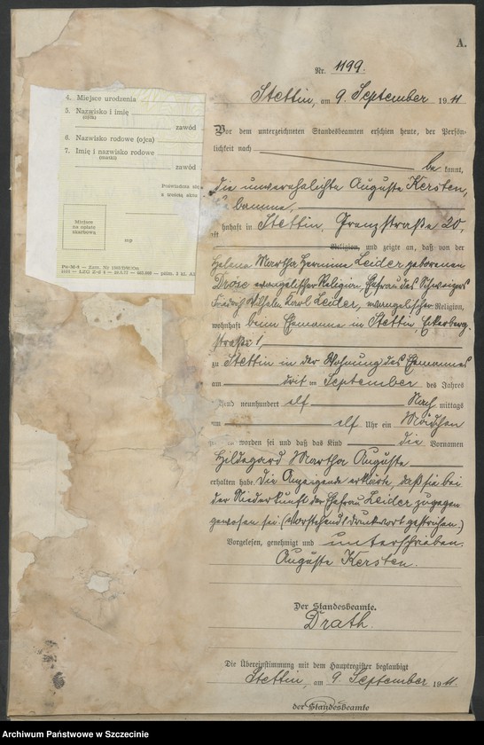 image.from.unit.number "Geburtsregister"