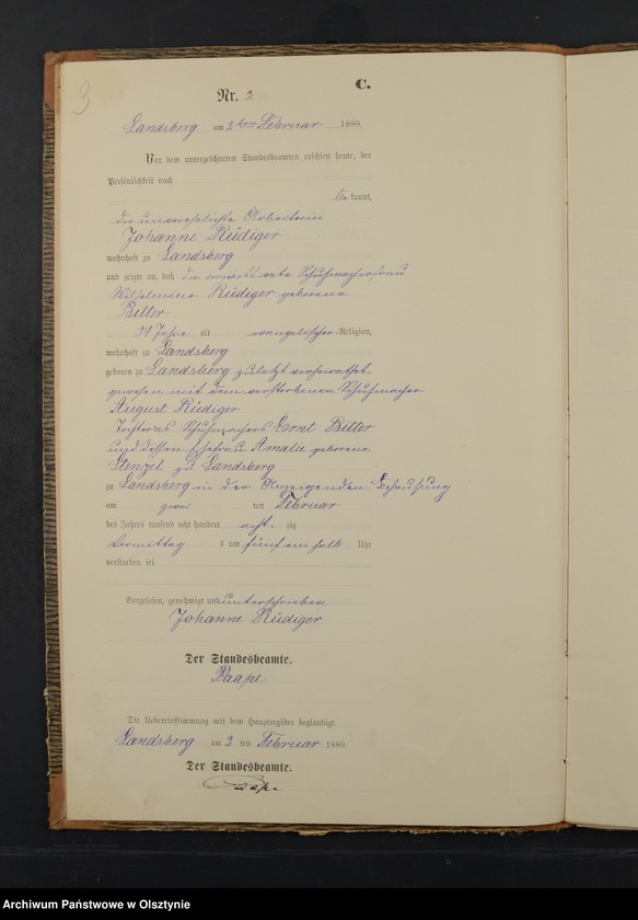 image.from.unit.number "Sterbe-Neben-Register Nr 1 - 66"